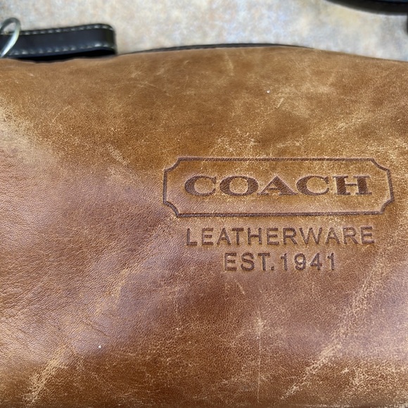 AUTHENTIC vintage original Coach leather handbag - Picture 8 of 9